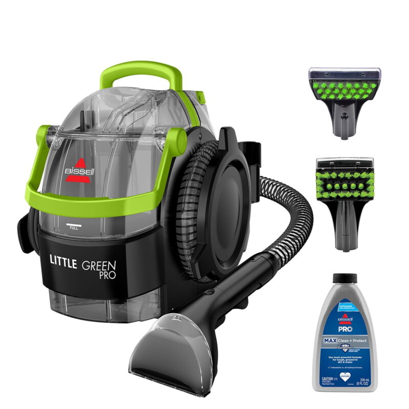 BISSELL Little Green Pro Portable Carpet Cleaner, 2505 & BISSELL Pet Stain Odor Remover, 32 Fluid Ounce 74R7V - Image 3