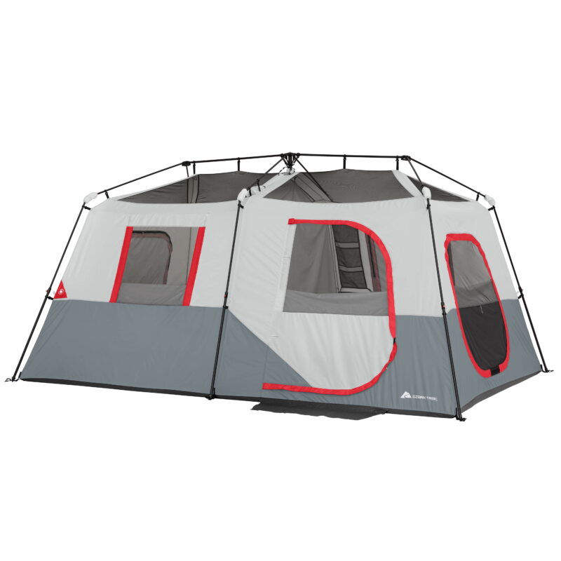 Ozark Trail 13' x 9' 8-Person Instant Cabin Tent with LED Lights, 36.9274 lbs - Image 2