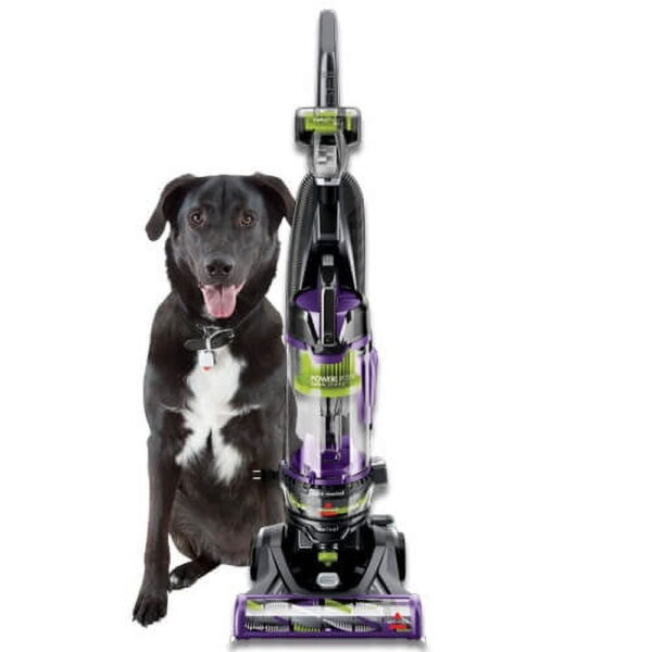 BISSELL Upright Vacuum, Power Lifter Pet Rewind, Pet Friendly, Bagless, Cord Rewind, Swivel Steering, Pet Hair Eraser Tool, Pet Crevice Tool, and Pet Turbo Eraser Tool, 2259, Purple & Green