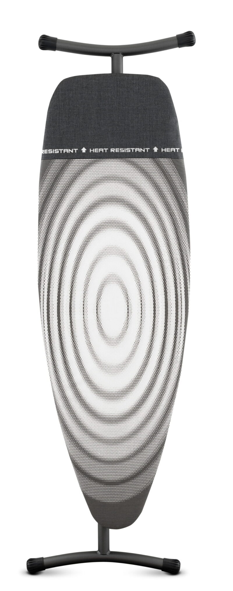Brabantia Ironing Board D, 53 x 18 inches, Heat Resistant Parking Zone Titan Oval