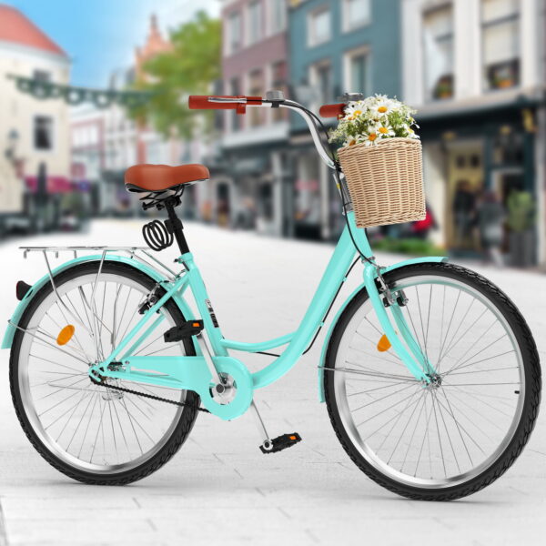 Dextrus 24'' Womens Classic Beach Cruiser Bike