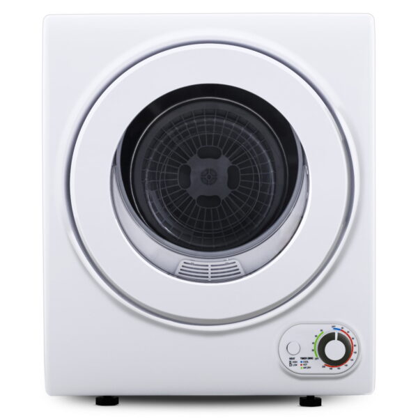 EUHOMY 1.5 Cu.Ft Portable Clothes Dryer 850W Front Load with 200 Minute Timer for Apartment Home DOE Certified, White