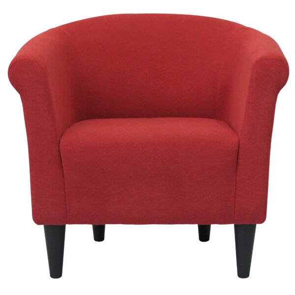 Fox Hill Trading Newport Club Chair, Marsala Red