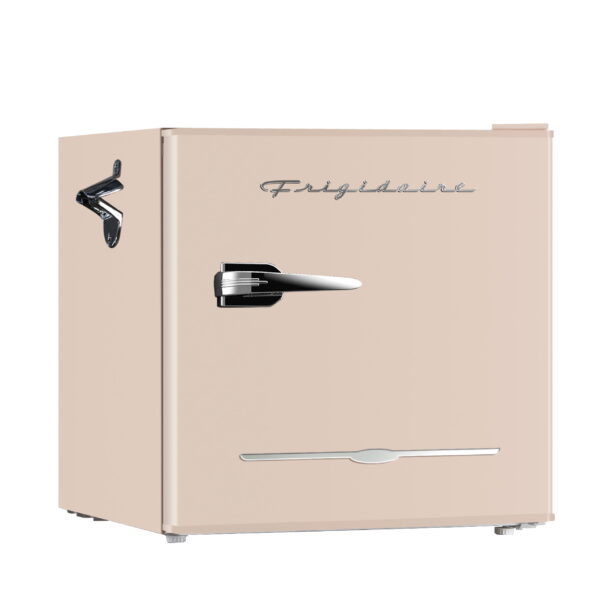 Frigidaire 1.6 Cu ft. Retro Compact Refrigerator with Side Bottle Opener, Coral