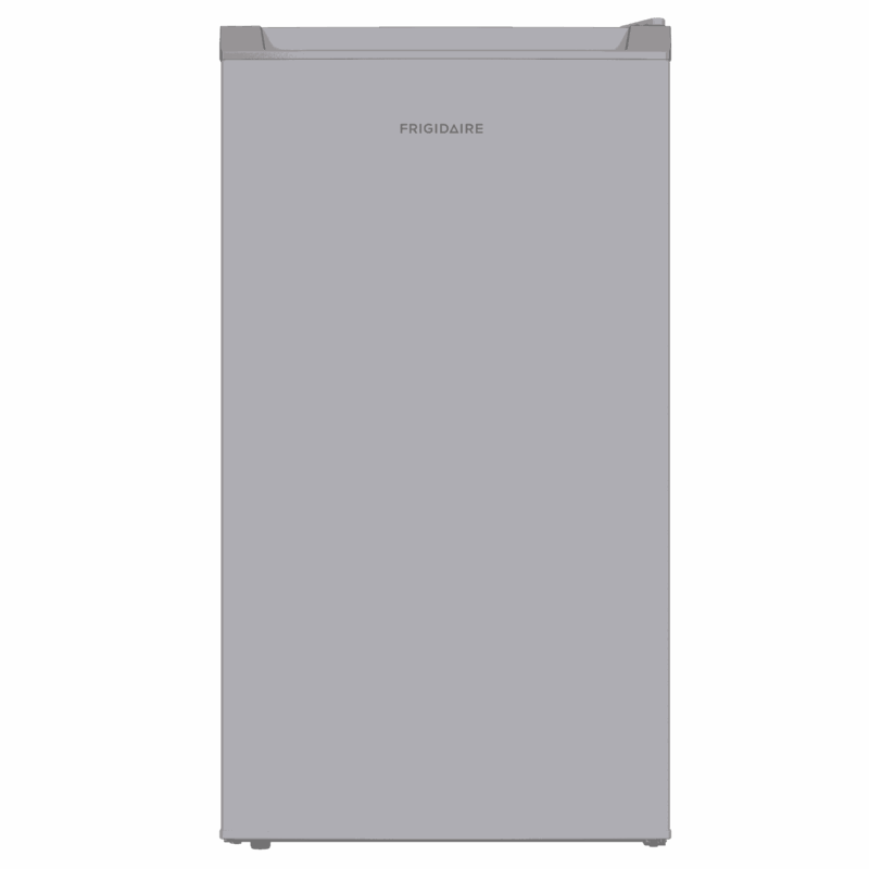 Frigidaire Compact Fridge with Chiller, 3.2 cu ft, Mini Fridge for Office, Bedroom, Dorm Room or Cabin – W:17.83" x L: 16.97" X H:33.27" (PEWTER)