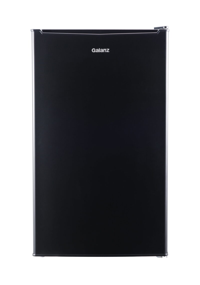 Galanz 3.3 Cu ft One Door Mini Fridge, Black Estar, New