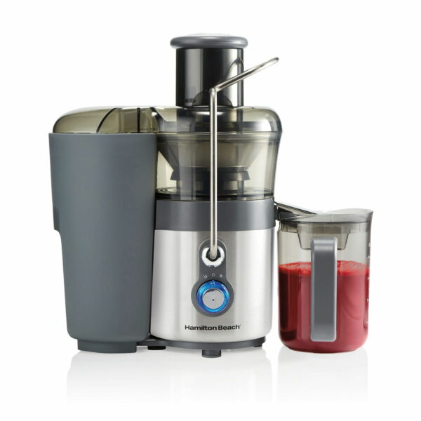Hamilton Beach Big Mouth Premium Juice Extractor 2 Speeds - Silver, Gray