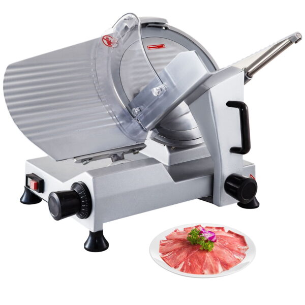 KFFKFF 320W Commercial Electric Meat 12" Blade Slicer Deli Food Cutter 350-400RPM