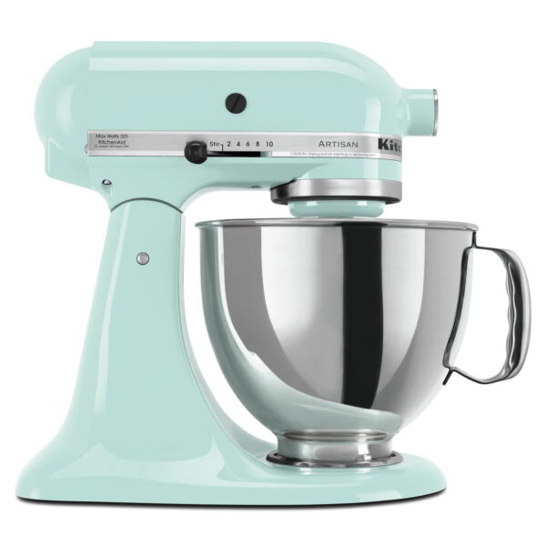 KitchenAid® Artisan® Series 5 Quart Tilt-Head Stand Mixer, Ice, KSM150PS