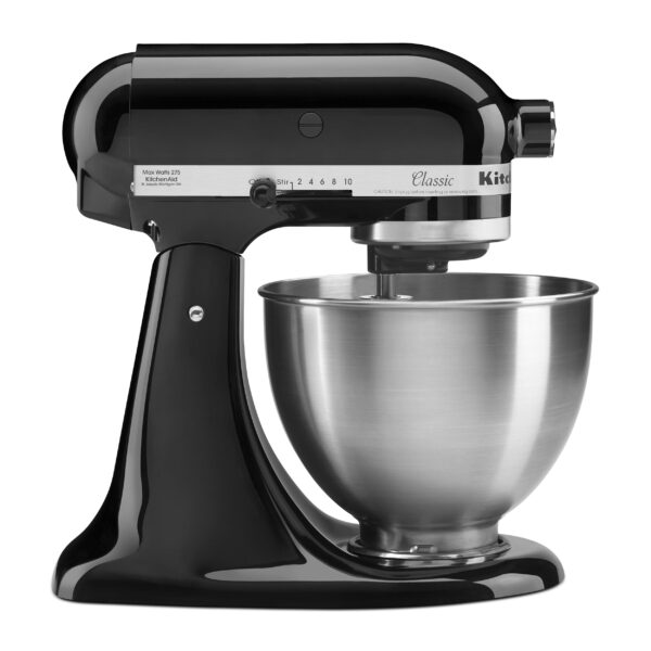 KitchenAid® Classic™ Series 4.5 Quart Tilt-Head Stand Mixer, Onyx Black, K45SS
