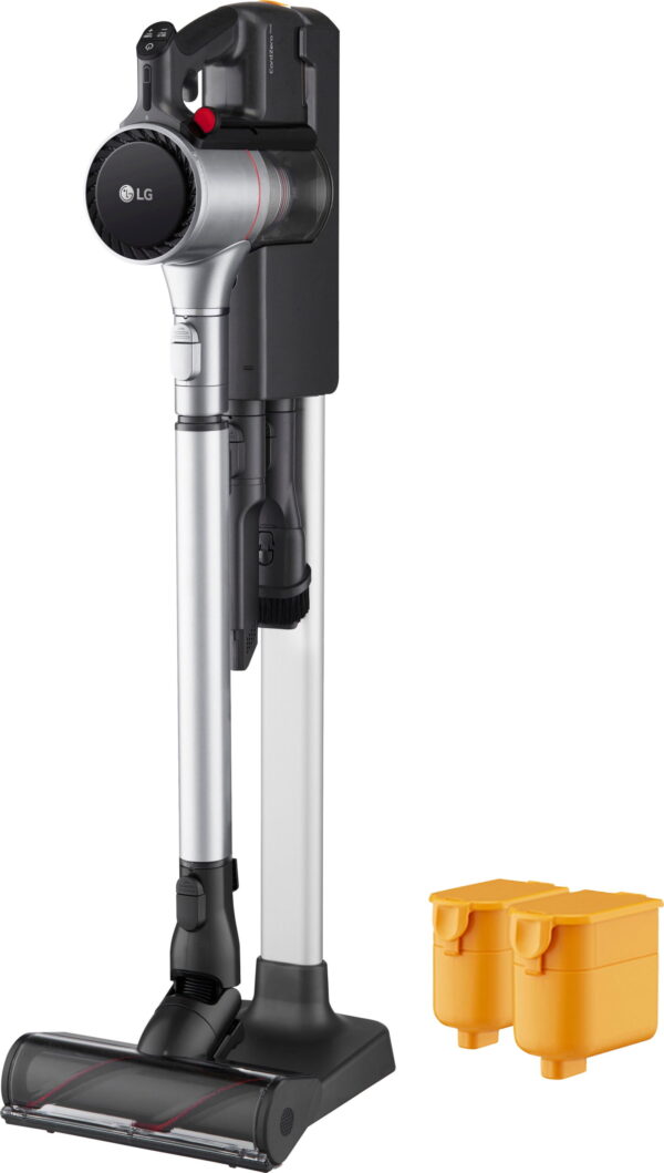 LG - A925KSM CordZero Cordless Stick Vacuum with Kompressor technology - Matte Silver