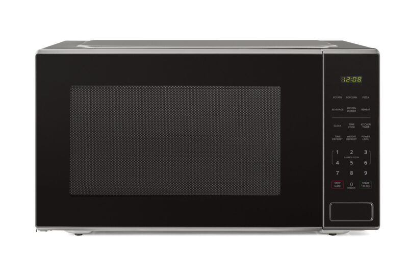 Mainstays 2.2 cu ft Countertop Microwave Oven, Black, New