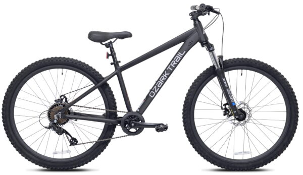 Ozark Trail 27.5" Vibe Mountain Bicycle, Small Frame, Fits Riders 5'0" - 5'6", Black, Adult, Unisex