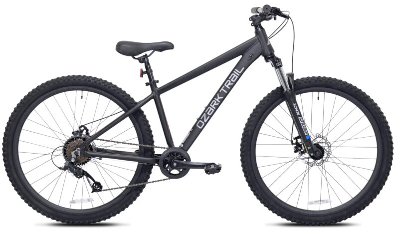 Ozark Trail 27.5" Vibe Mountain Bicycle, Small Frame, Fits Riders 5'0" - 5'6", Black, Adult, Unisex