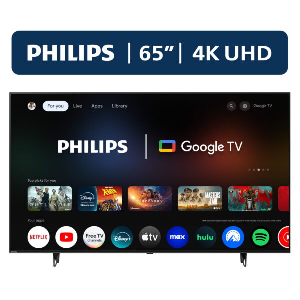 Philips 65" Class 4K Ultra HD (2160p) Google Smart LED Television (65PUL7552/F7) (New)