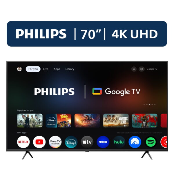 Philips 70" Class 4K Ultra HD (2160p) Google Smart LED Television (70PUL7553/F7)