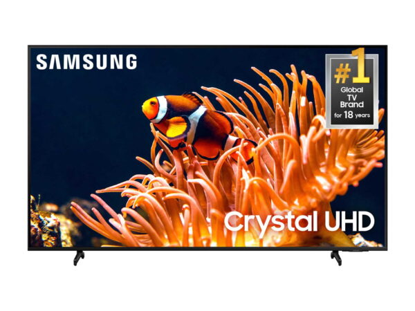 SAMSUNG 75” Class DU8000B Crystal UHD 4K Smart TV UN75DU8000BXZA 2024