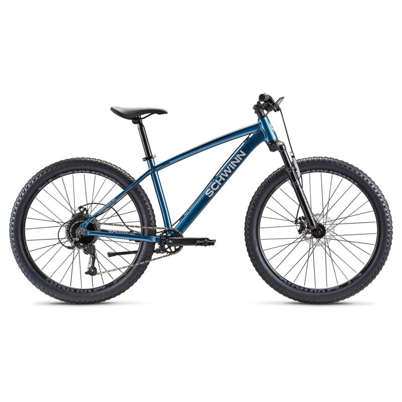 Schwinn Axum Sport Adult Men's 27.5-in. Mountain Bike, Medium Frame, Blue Bicycle