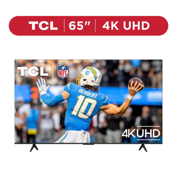TCL 65” Class S5 (65S551G) 4K UHD HDR LED Smart TV with Google TV (NEW 2024)