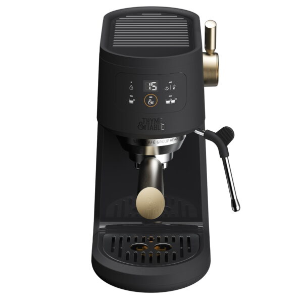 Thyme & Table Barista Mini Espresso Machine, Slate Grey