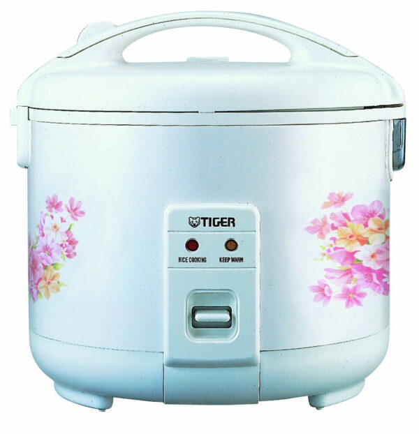 Tiger 3-Cup Electric Rice Cooker, White - Non Stick Inner Pan, Keep-Warm Function
