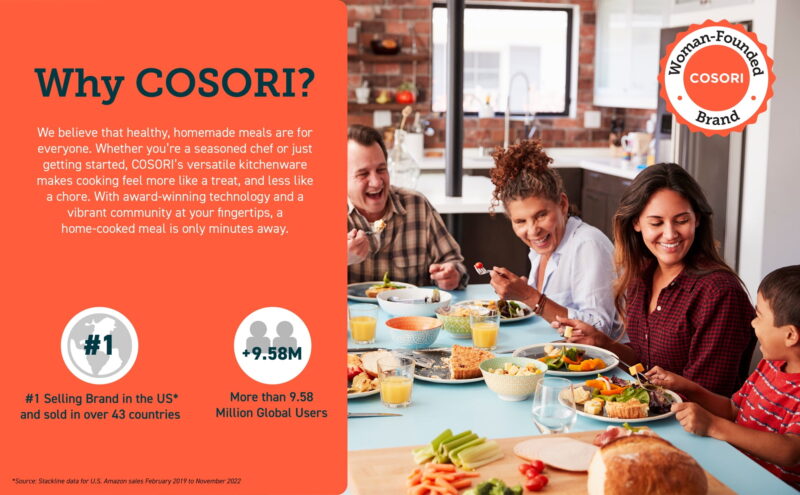 COSORI Pro II 5.8-Quart Smart Air Fryer, 12-in-1, Walmart Exclusive Bonus, Voice Control, Red - Image 2