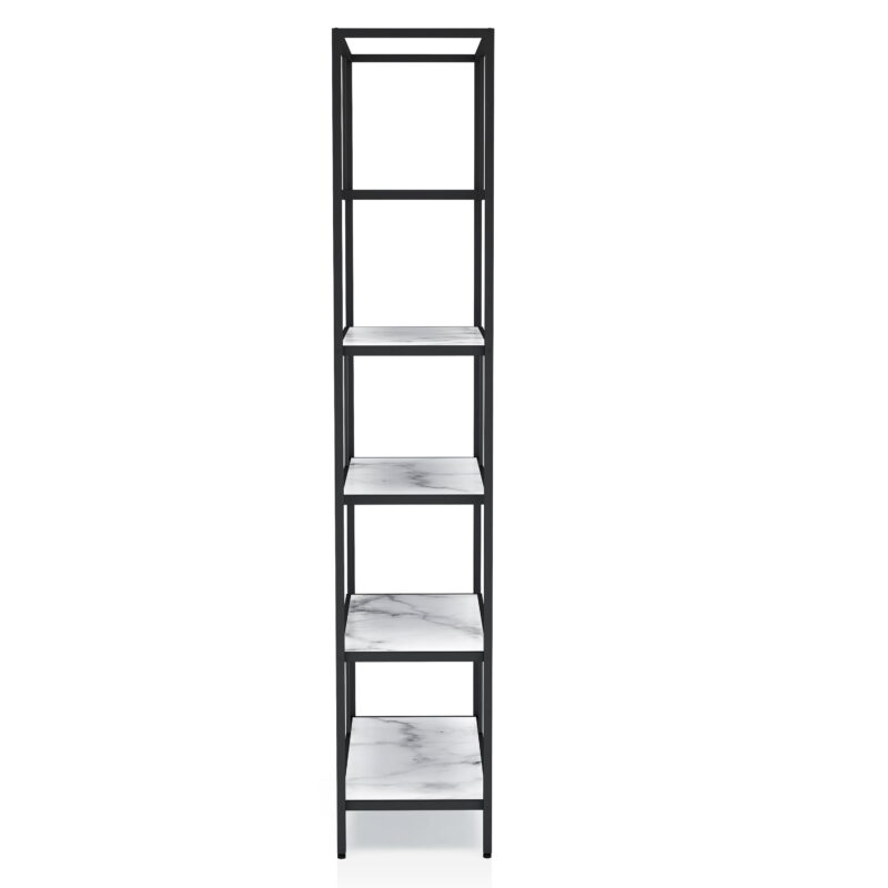 Furniture of America Harper 5-Shelf Bookcase, Black - Image 2