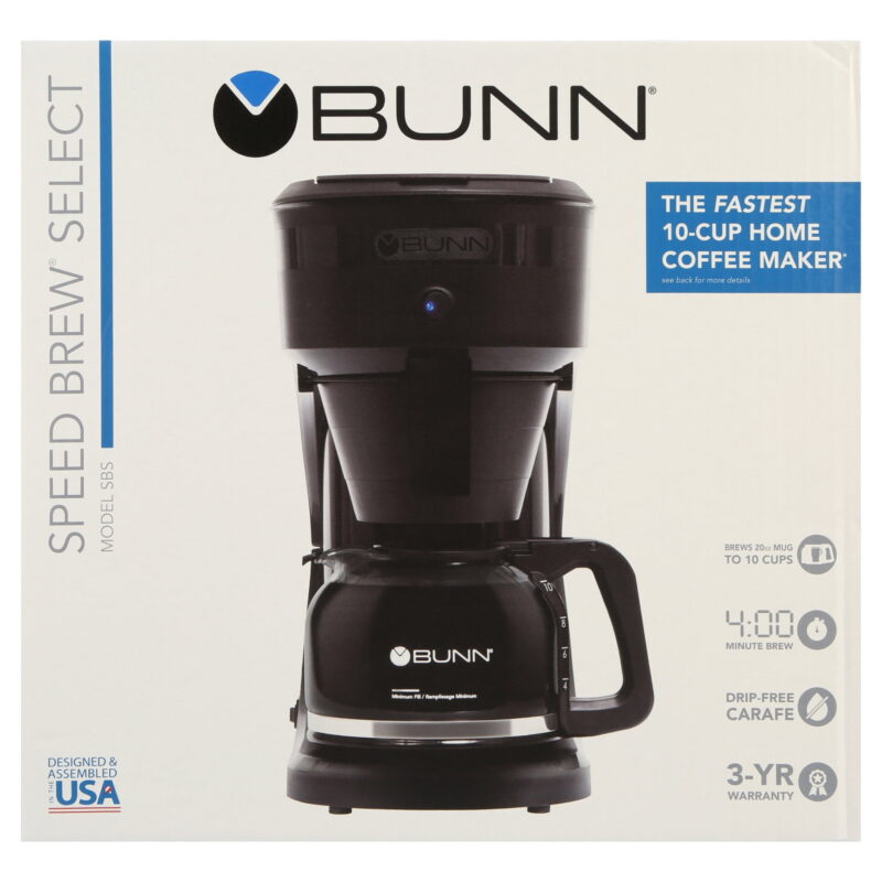 BUNN SBS Speed Brew Select Coffee Maker, Black, 10 Cup, 55800.0001 - Image 5
