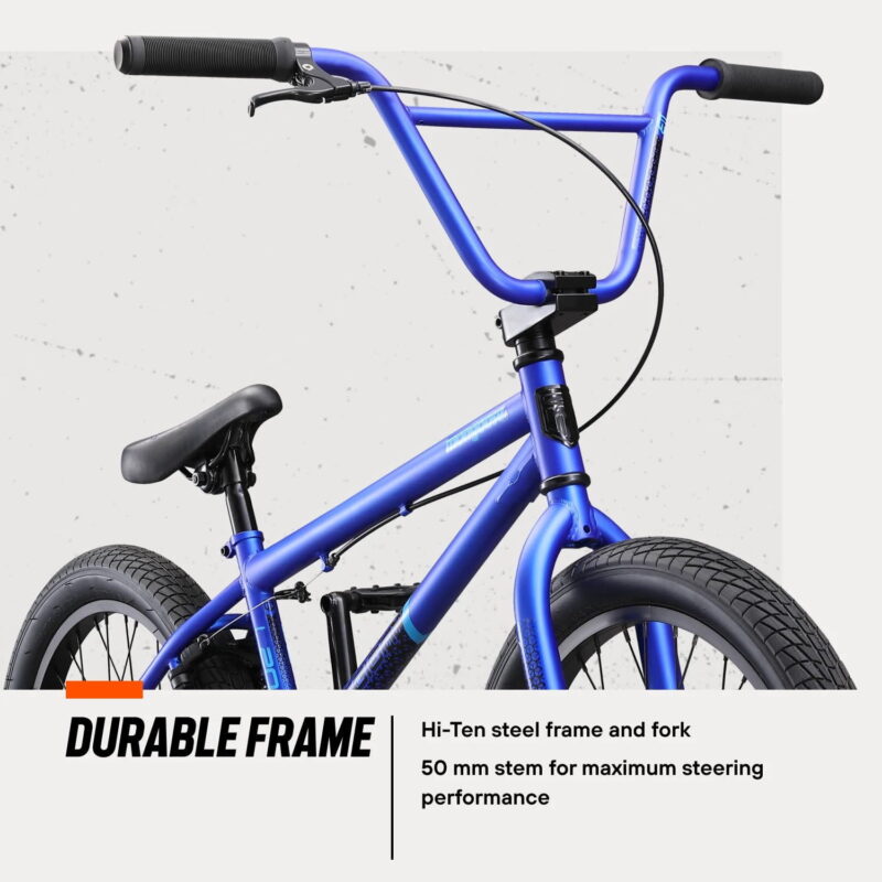 Mongoose Legion L20 Freestyle BMX Bike, 20- in Wheel, Ages 8 and up, Blue - Image 3
