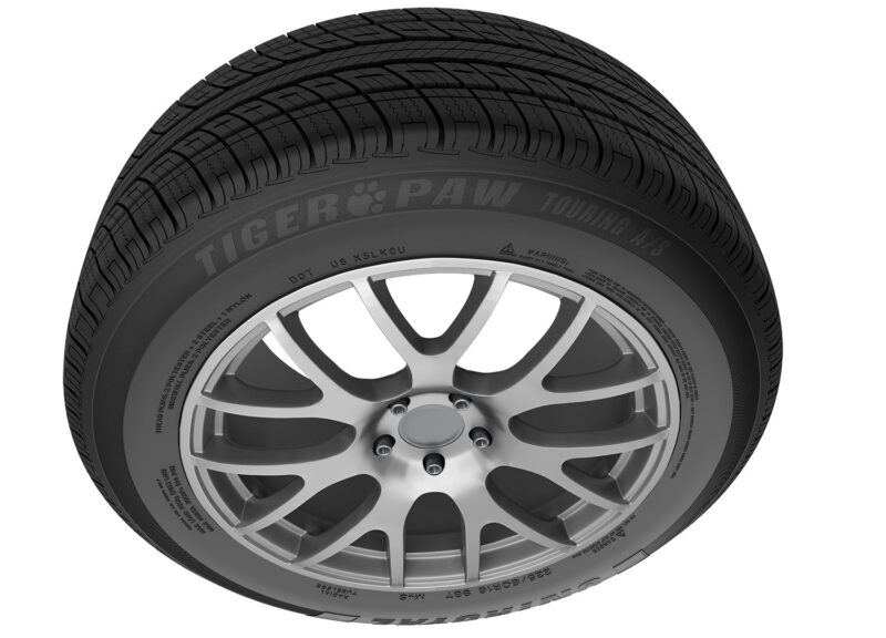 Uniroyal Tiger Paw Touring A/S DT All Season 255/45R19 100V Passenger Tire - Image 5
