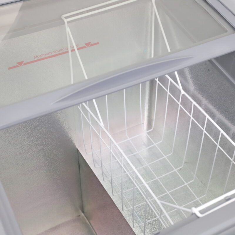 Avanti 4.2 cu ft 1-Glass Door Top-Freezer Refrigerator, Metal - Image 2