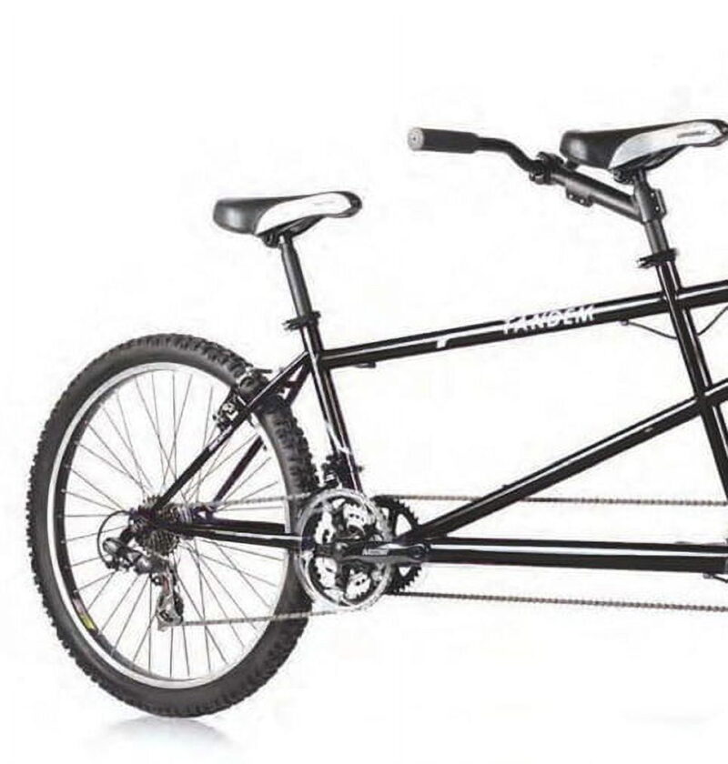 Wonder Wheels 26 In. Tandem Shimano 21 Speed Bicycle, Bike, Steel Frame Alloy Rims 36 H - Black - Image 3