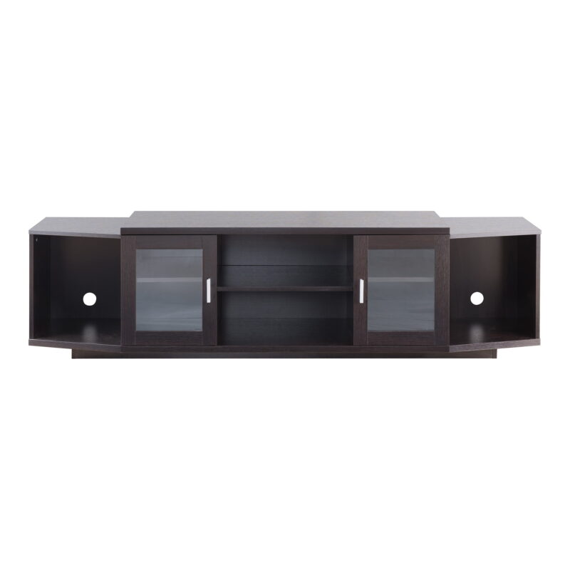 Furniture of America Daytona TV Stand for TVs up to 80", Cappuccino - Image 6