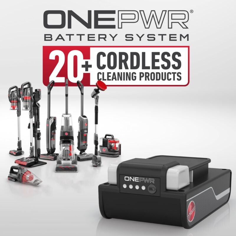 Cordless Stick Hoover ONEPWR Emerge Essentials Vacuum, 45 Minute Run Time, Pet Hair Tangle Guard, 7.3 Pounds, Multi-surface, with Handheld Vacuum Cleaner, Red - Image 5