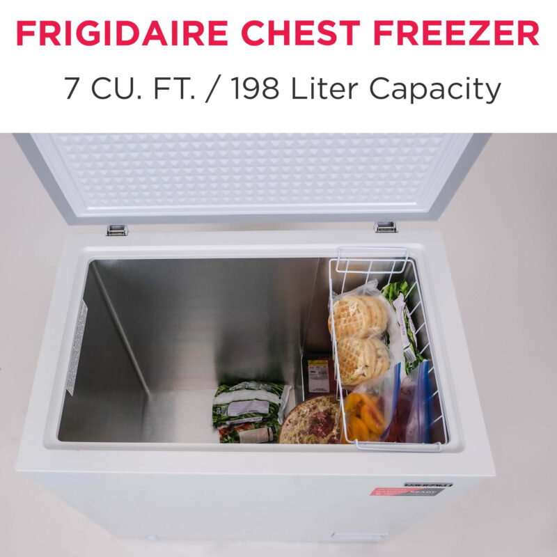 Frigidaire 7.0 Cu. ft. Chest Freezer, EFRF7003, White - Image 2
