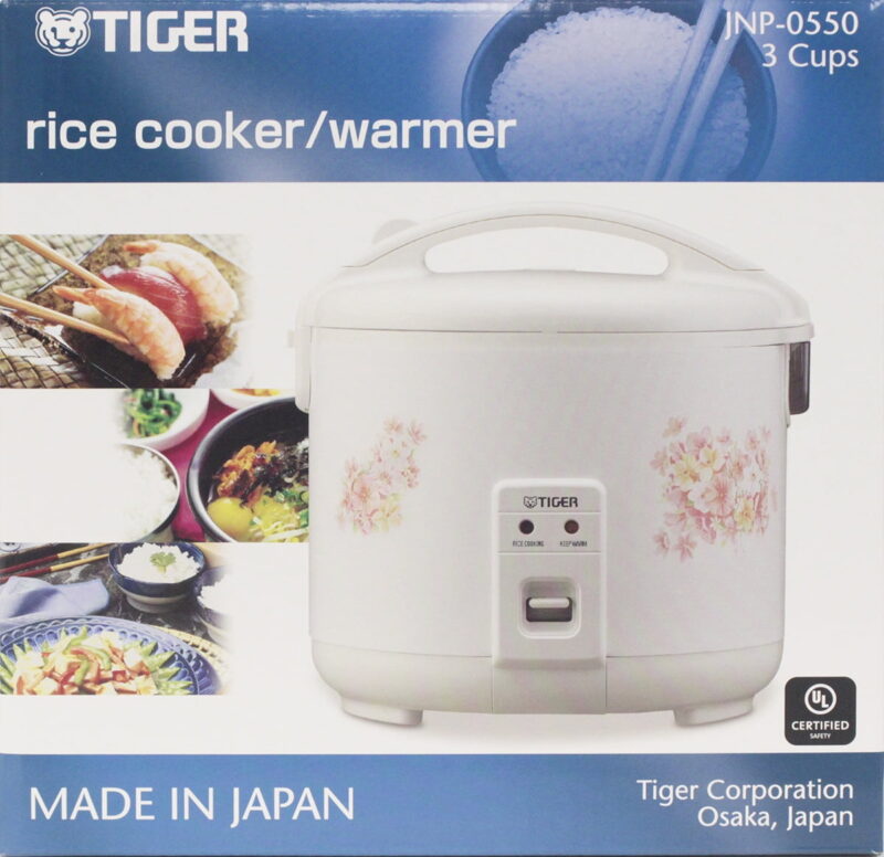 Tiger 3-Cup Electric Rice Cooker, White - Non Stick Inner Pan, Keep-Warm Function - Image 4