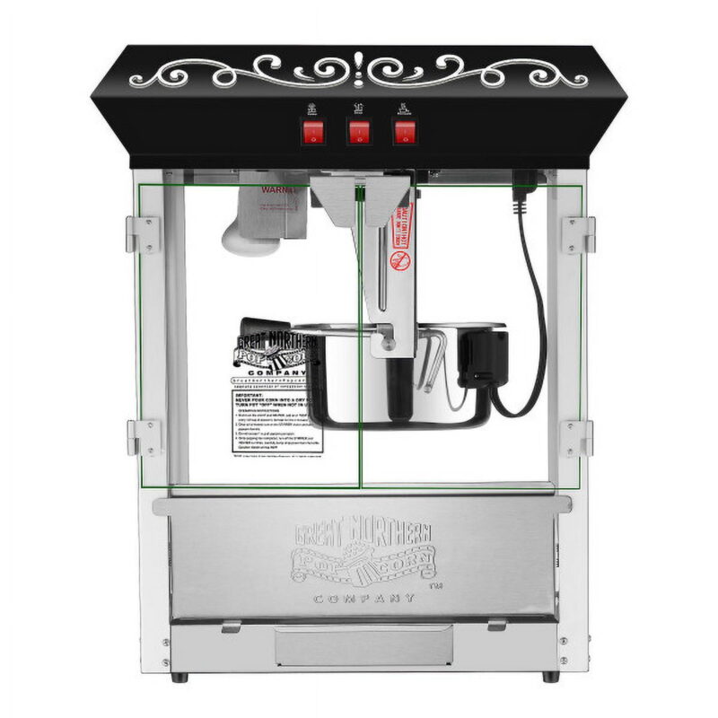 Great Northern Popcorn 10 oz Popper Machine with Accessories, Black - Image 6