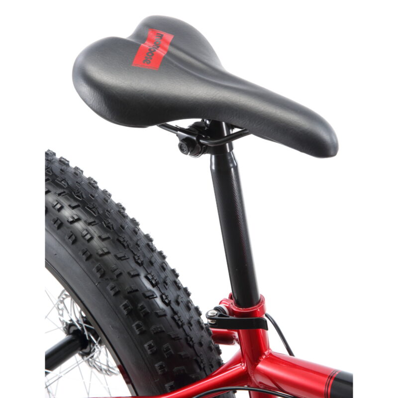 Mongoose Dolomite Adult Fat Tire Mountain Bike, 26-Inch Wheel, Red - Image 7