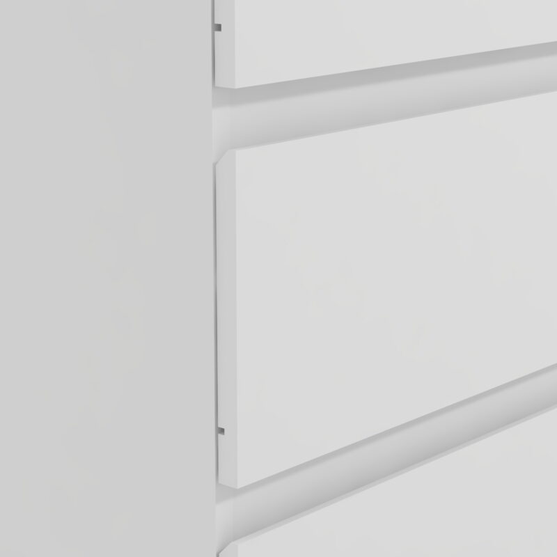 Brindle 6 Drawer Dresser, Matte White, by Hillsdale Living Essentials - Image 7