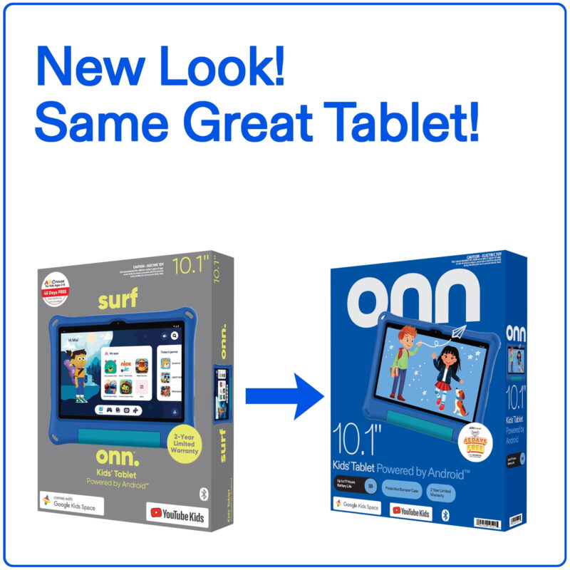 onn 10.1" Kids’ Tablet, 32GB, (2024 Model) - Blue - Image 6