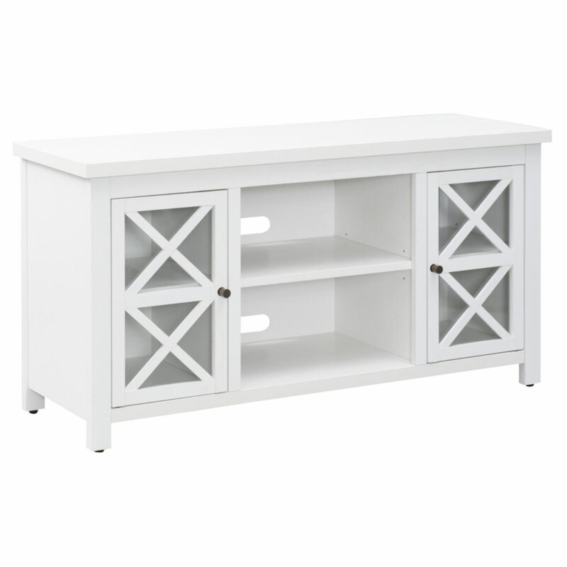 Evelyn&Zoe Colton TV Stand for TV's up to 55", White - Image 2