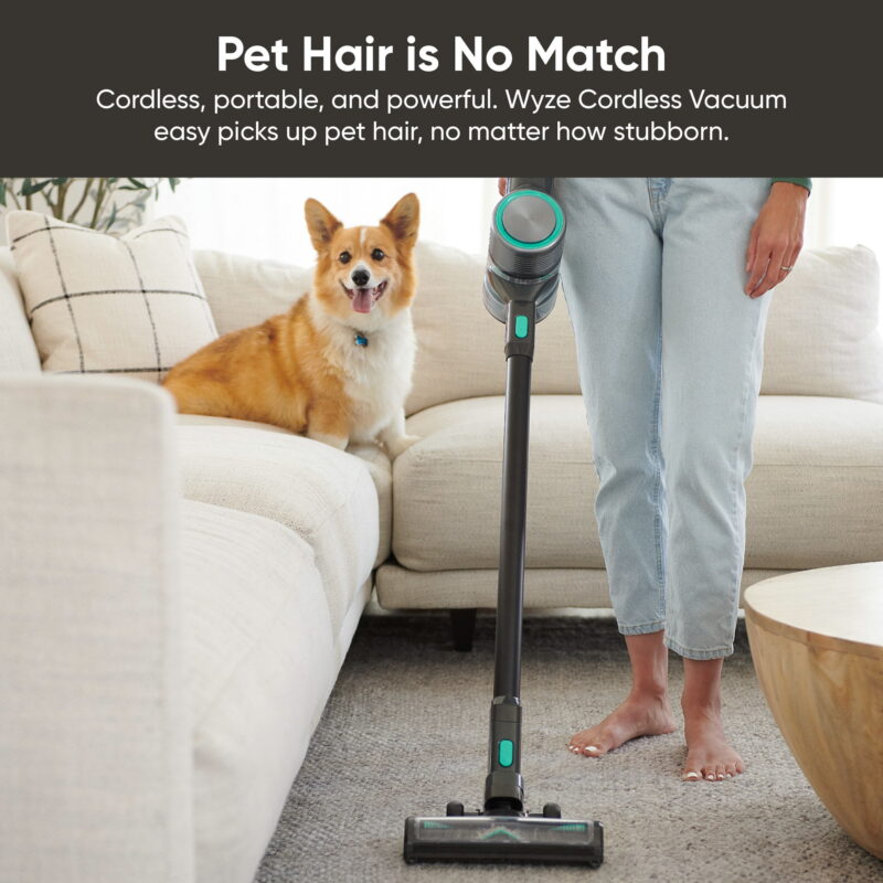 Wyze Cordless Stick Vacuum 20kPa for Carpet, Hard Floors and Pet Hair - Image 7