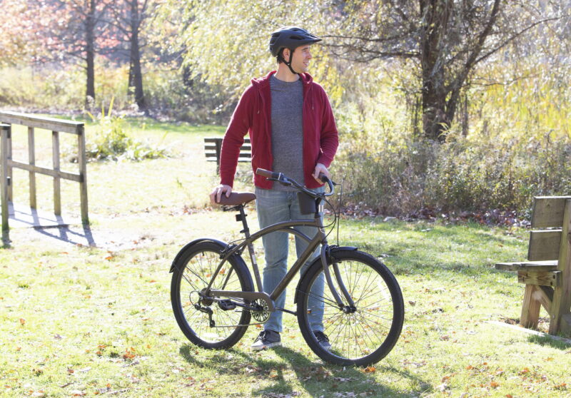 26" Kent Bayside Cruiser Bicycle, Fits Rider 5'2"-5/10", Gray, Adults, Unisex - Image 7