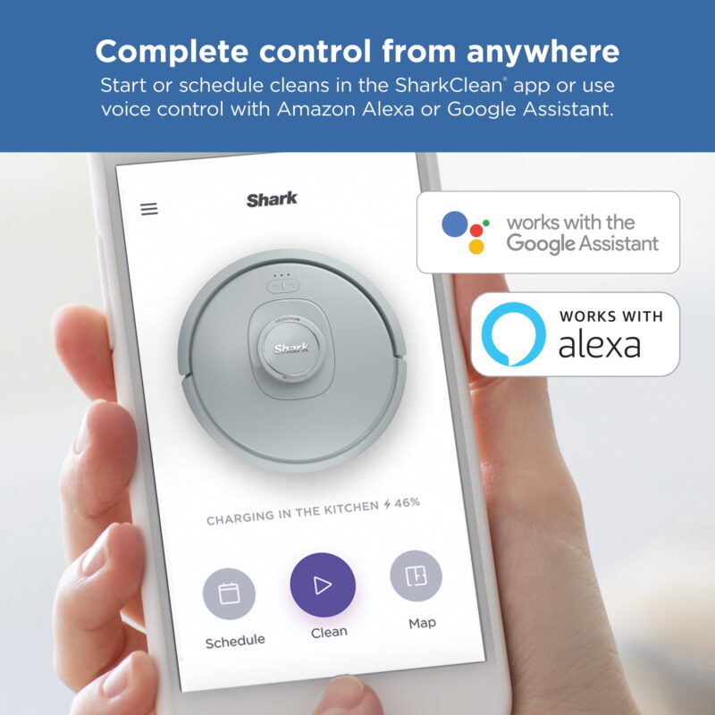 Shark IQ Robot Vacuum, Multi-Surface Carpets & Hard Floor Cleaning, Precision Home Mapping - Image 2
