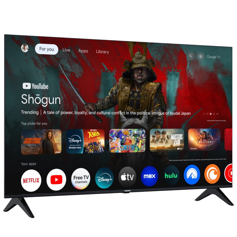 Philips 55" Class 4K Ultra HD (2160p) Google Smart LED TV (55PUL7552/F7) (New) - Image 2