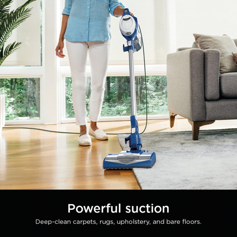 Shark Rocket Ultra-Light Corded Stick Vacuum Cleaner, Blue – Lightweight, Bagless, for Carpet & Hard Floors - Image 3