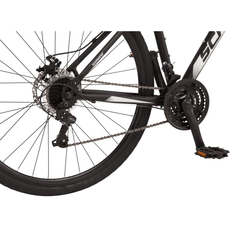 Schwinn 700c Glenwood Hybrid Bike, Adults +14 Years, Black, 21 Speeds - Image 4