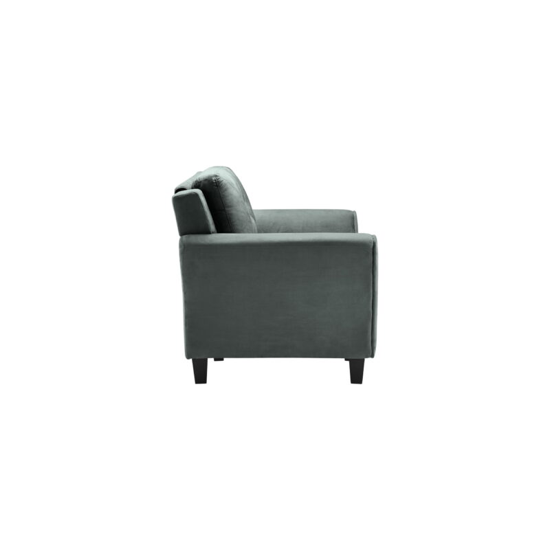 Lifestyle Solutions Taryn Club Chair, Dark Gray Fabric - Image 6