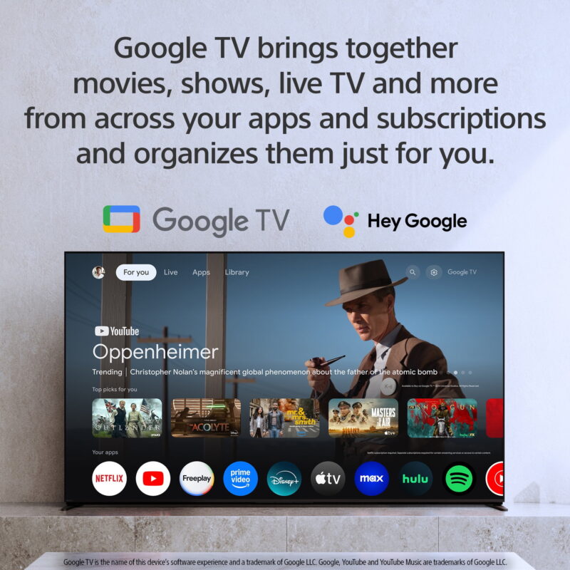 Sony 65” class BRAVIA 2 II LED 4K HDR Smart Google TV K-65S20, 2025 Model - Image 6