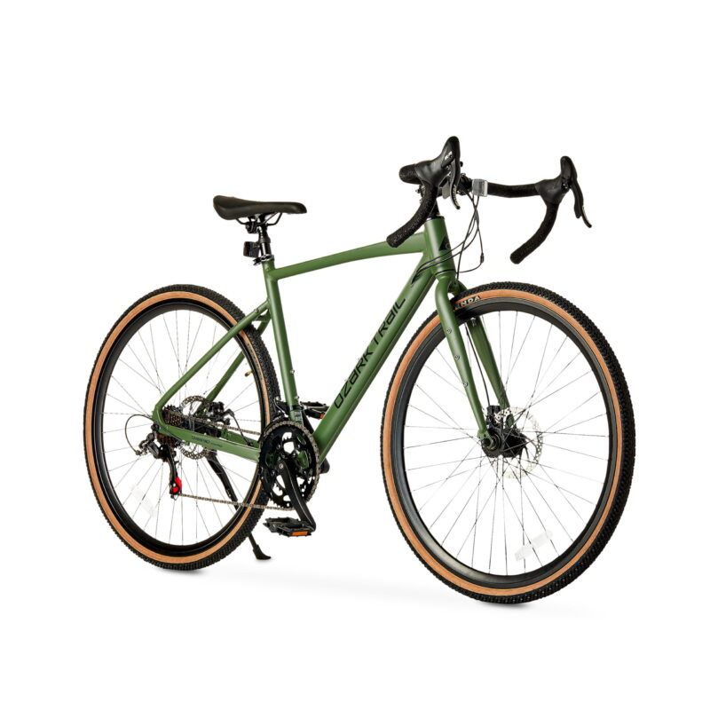 700c Ozark Trail G.1 Explorer Drop Bar Gravel Bike, Small Frame, Fits Riders 5'1" - 5'5", Green, Adult - Image 4